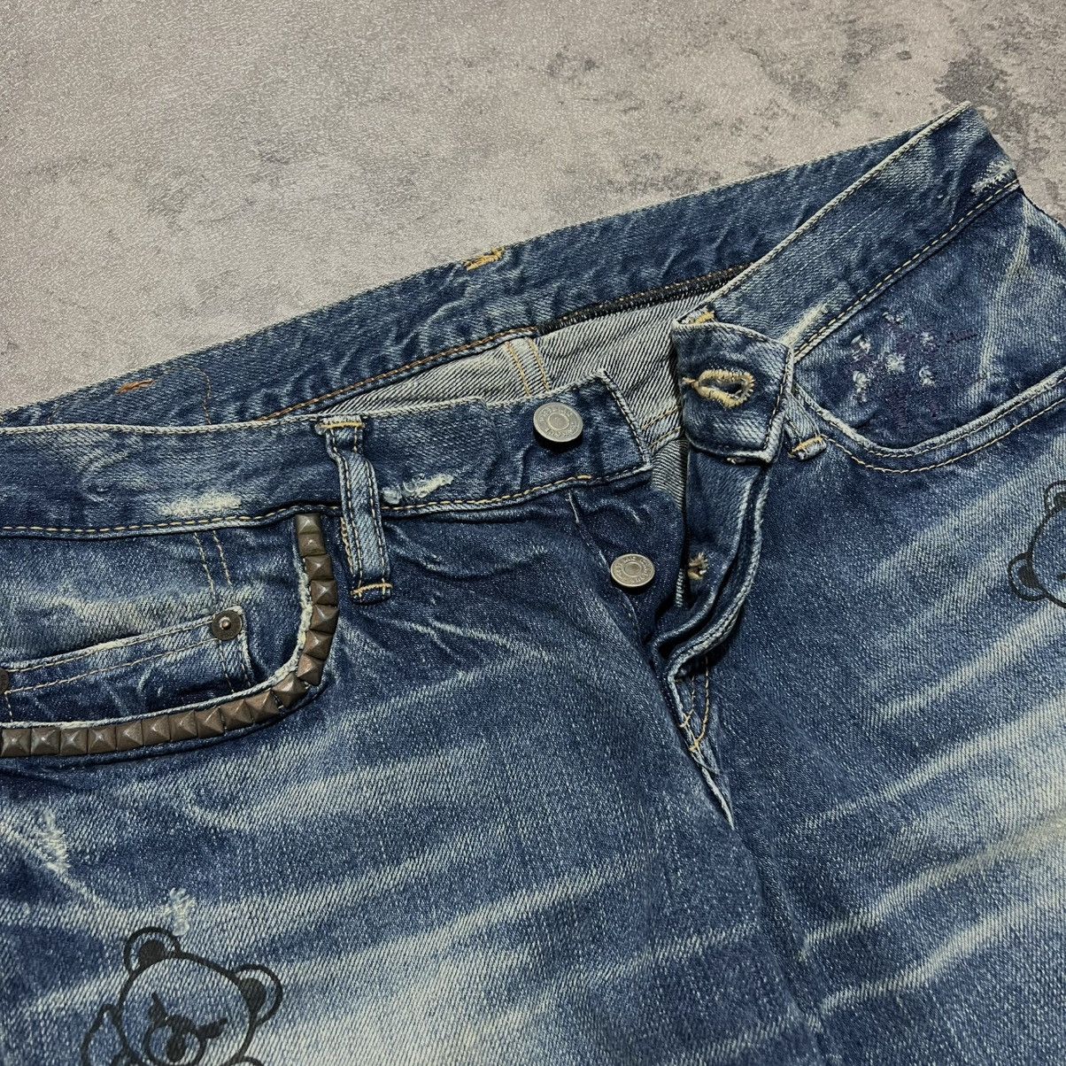 Hysteric Glamour Hysteric Glamour Fuck Bear Studded Jeans Size 30" / US 8 / IT 44 - 3 Thumbnail