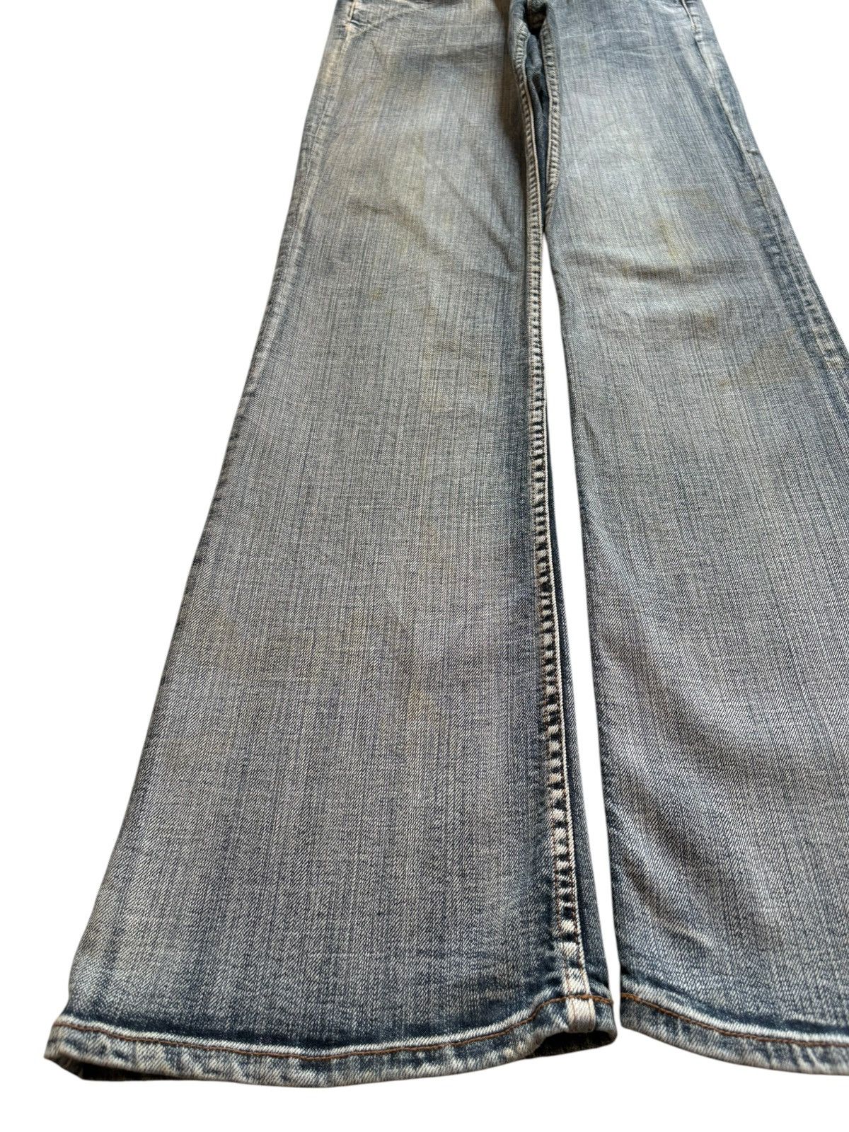 Japanese Brand Vintage Japanese Brand Mud Wash Flare Jeans Size US 34 / EU 50 - 6 Thumbnail