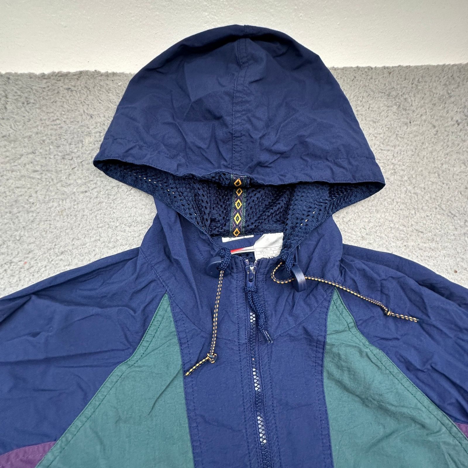 Nike VTG Nike Purple Colorblock Anorak Jacket Medium 23x28 Size US M / EU 48-50 / 2 - 9 Thumbnail