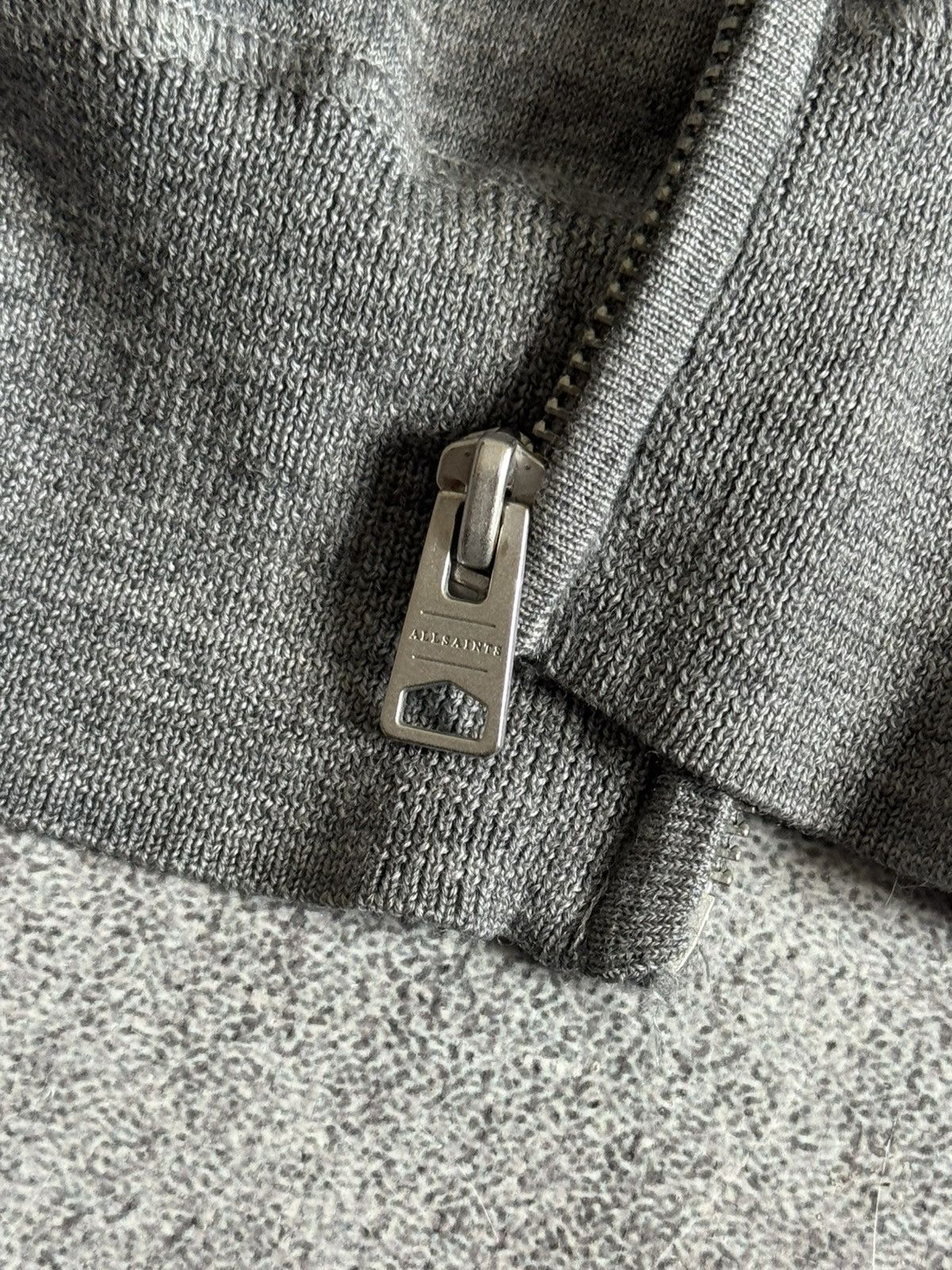 Allsaints Allsaints L merino mode zip hoodie jumoer knitwear pullover Size US L / EU 52-54 / 3 - 9 Thumbnail