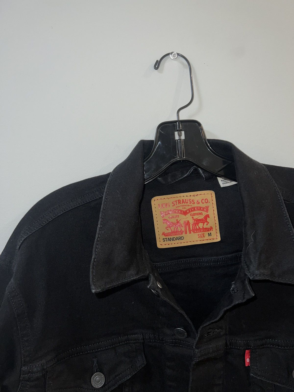 Levi's Black Levi’s Denim Jacket Size US M / EU 48-50 / 2 - 3 Thumbnail