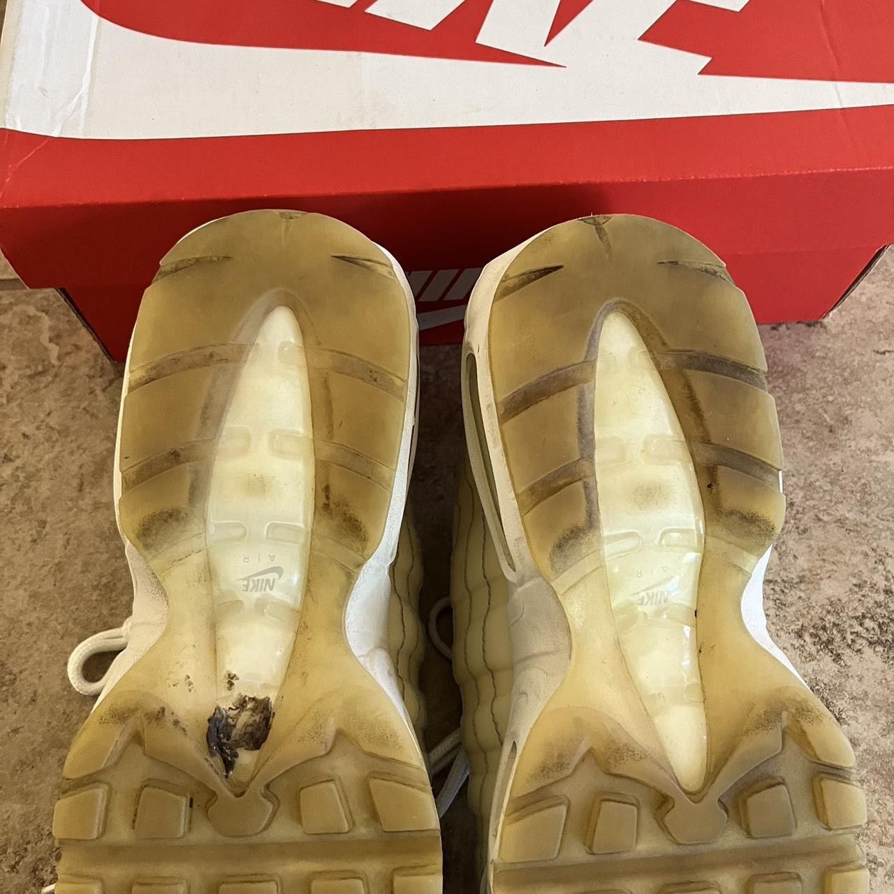 Nike NIKE AIRMAX 95 “TRIPLE WHITE” Size US 7.5 / IT 37.5 - 6 Thumbnail