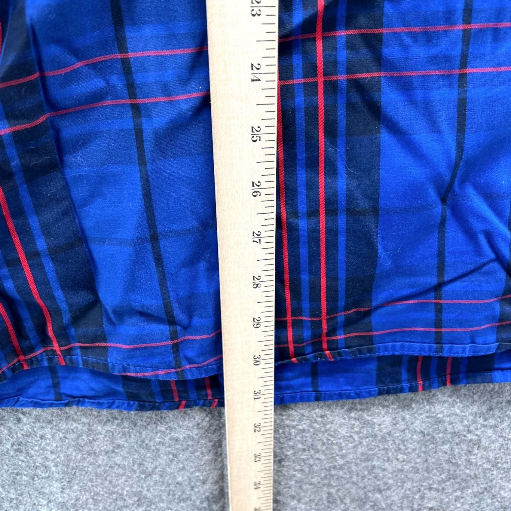Wrangler Wrangler Shirt Men XXL Blue Plaid Button Up Western Cowboy Vtg Modern Fit Button-Down Collared Long Sleeve 54in Chest Blue 2XL Regular 54in Size US XXL / EU 58 / 5 - 5 Thumbnail