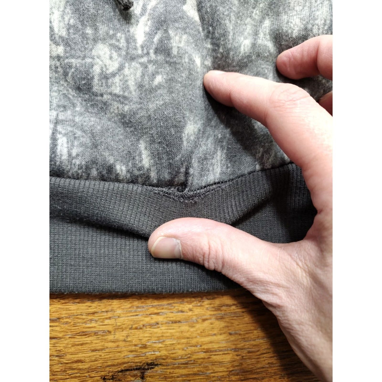 Vintage SWS Athletics Hoodie Gray Camouflage Womens S Small 90s Grunge Outdoor Pullover Hoodie, Activewear, Drawstring End Missing Size S / US 4 / IT 40 - 5 Thumbnail