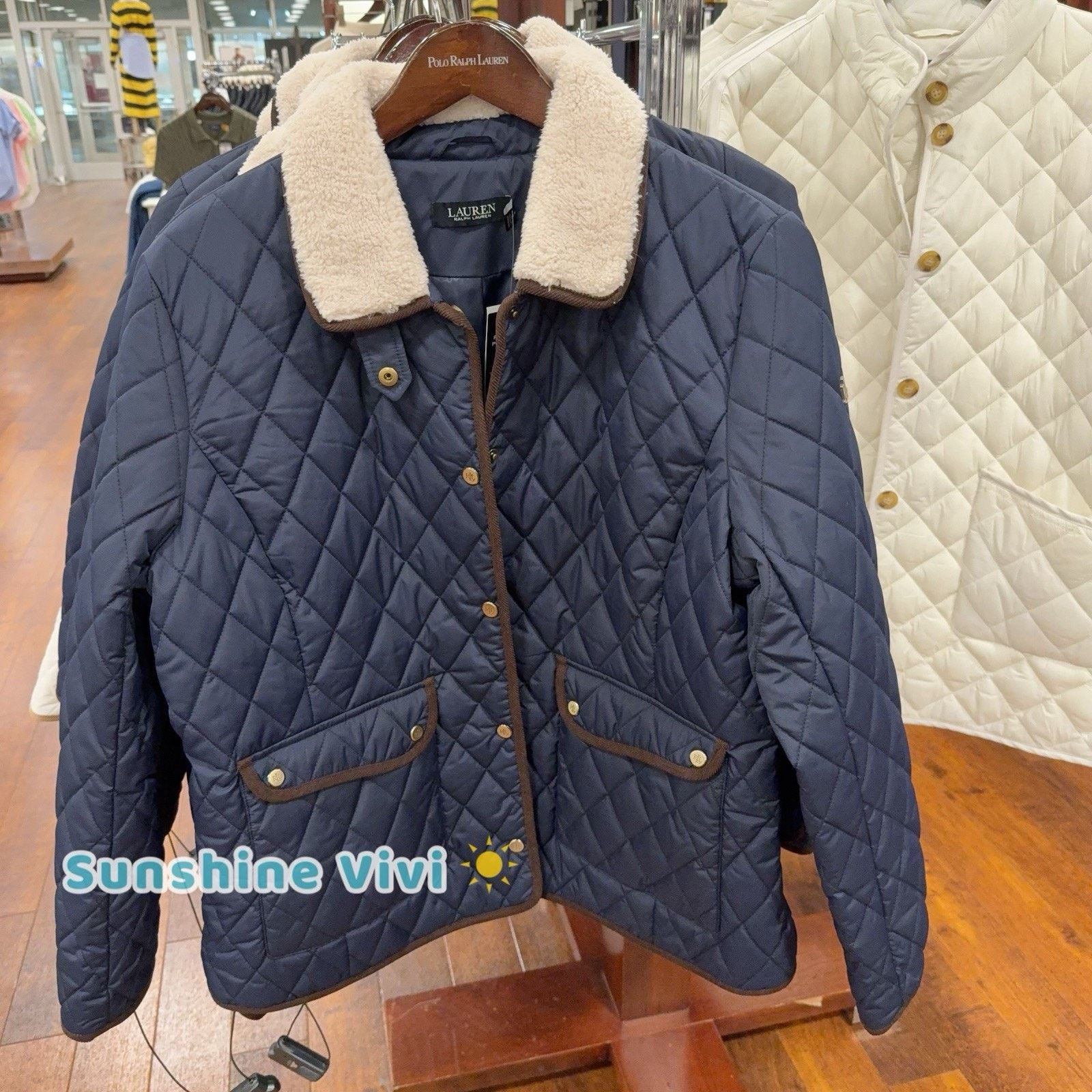 Lauren Ralph Lauren NWT Ralph Lauren Polo Women Quilted Jacket Dark Navy XL Size XL / US 12-14 / IT 48-50 - 1 Thumbnail