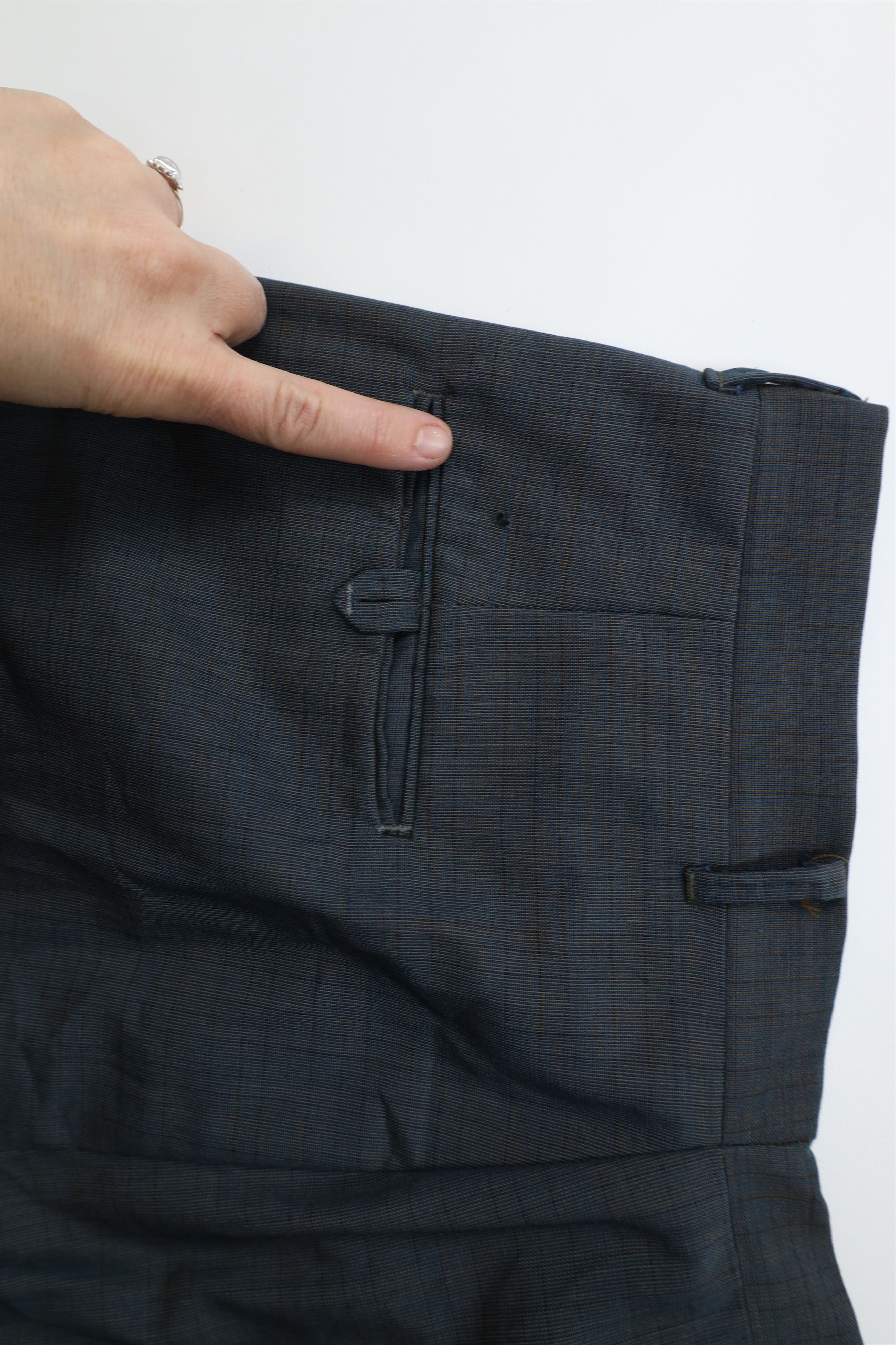 Vintage Vintage 50s Rockabilly Gabardine Wide Leg Chino Pants US Size US 34 / EU 50 - 13 Thumbnail