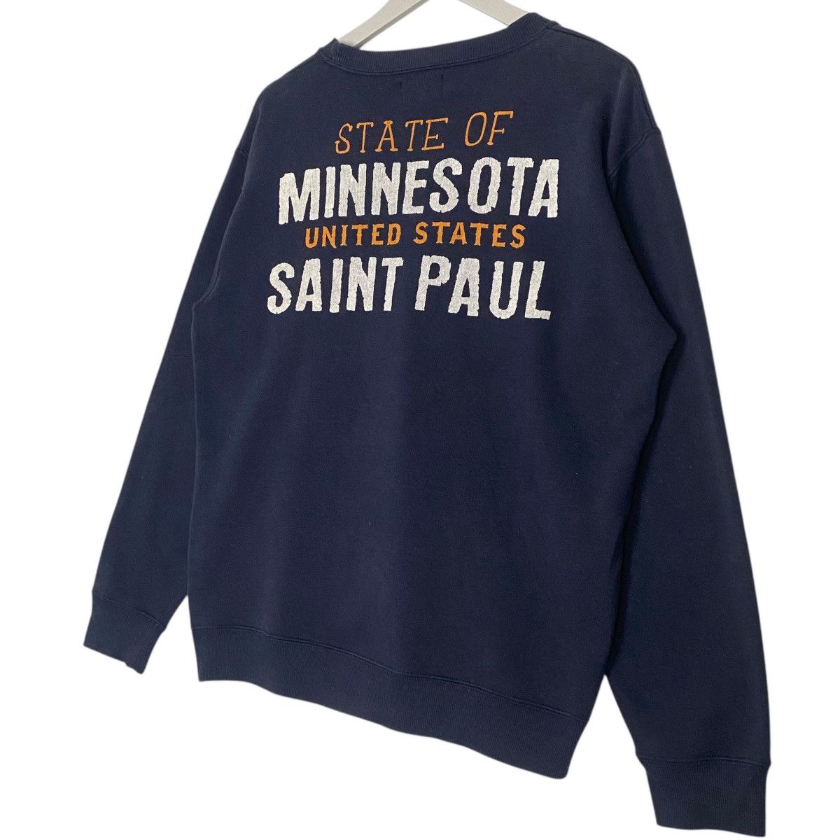 Vintage Vintage Panhand Crewneck Sweatshirt Navy Blue Jumper Size L Size US L / EU 52-54 / 3 - 5 Thumbnail