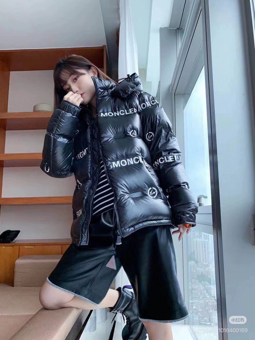 Moncler Genius moncler x fragment black puffer jacket Size US L / EU 52-54 / 3 - 8 Thumbnail