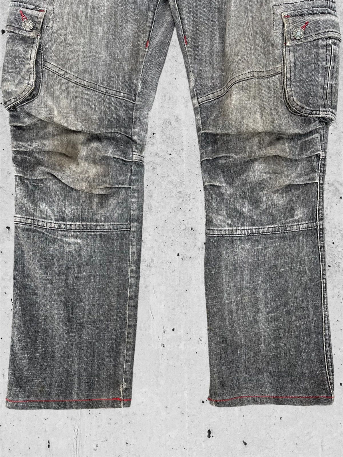 Designer × Jean 🔥 Difrrence Rupert Rusty Distressed Denim W35🔥 Size US 35 - 4 Thumbnail