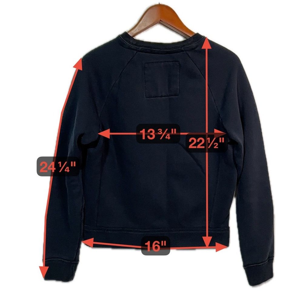 Abercrombie & Fitch ABERCROMBIE & FITCH Logo Muscle-Fit Fleece Sweatshirt Size S Size US S / EU 44-46 / 1 - 5 Thumbnail
