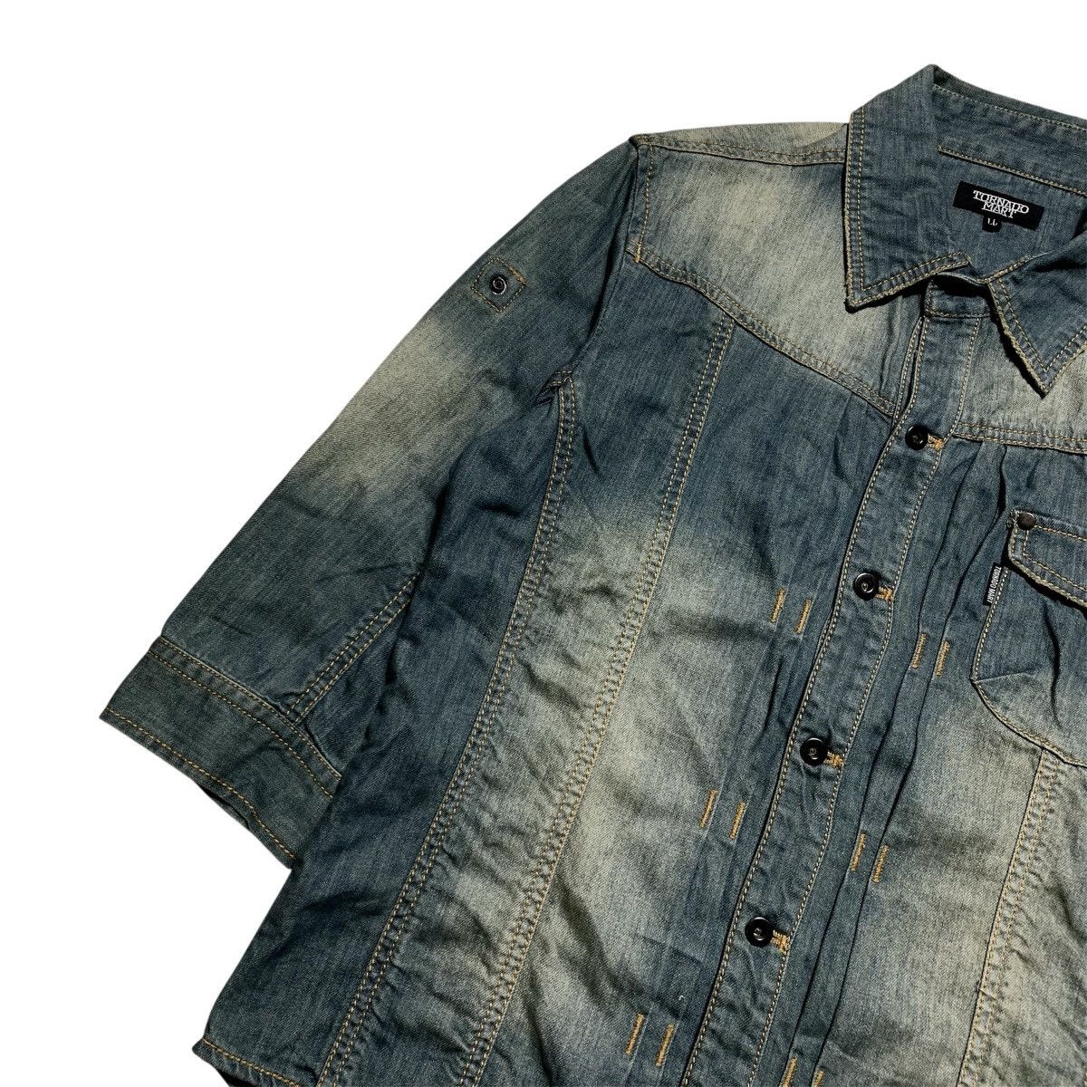 Japanese Brand Vtg Tornado Mart Rool Up Shirt Japanese Brand Size US L / EU 52-54 / 3 - 7 Thumbnail