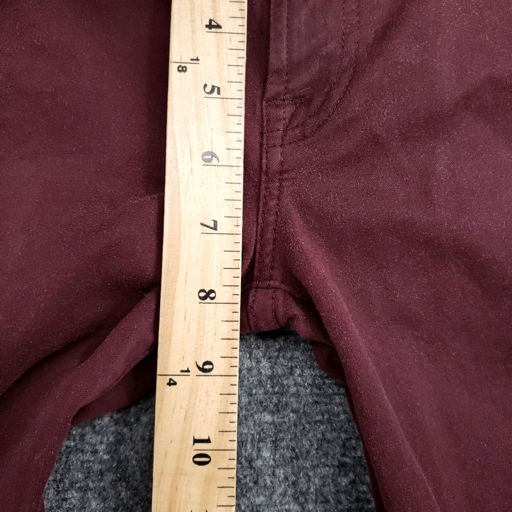 7 For All Mankind 7 For All Mankind Jeans Womens Red Skinny Stretch Low Rise Dark Wash Size 28 Zip Fly Size 28" / US 6 / IT 42 - 6 Thumbnail