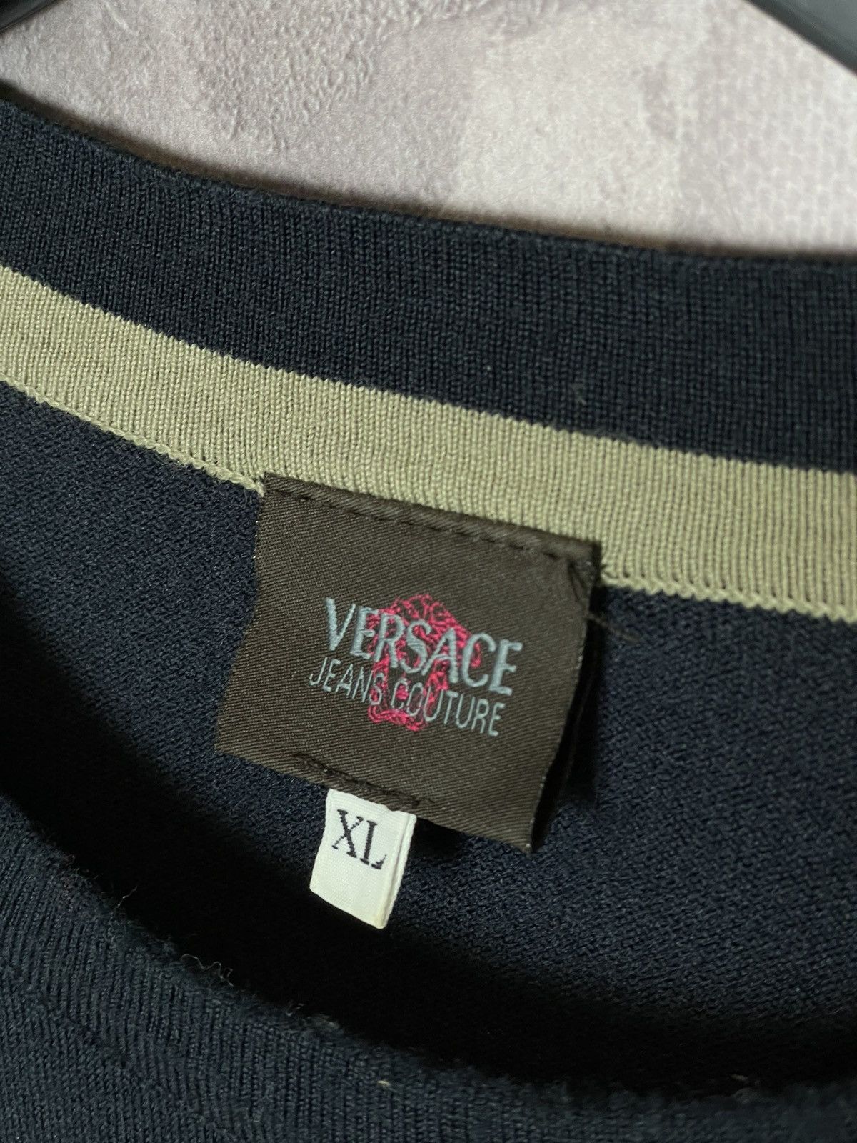 Versace Jeans Couture Vintage Versace Jeans Couture Sweater Wool Size US XL / EU 56 / 4 - 8 Thumbnail
