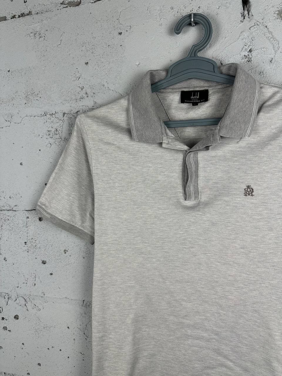 Vintage Dunhill Luxury Grey Polo Shirts