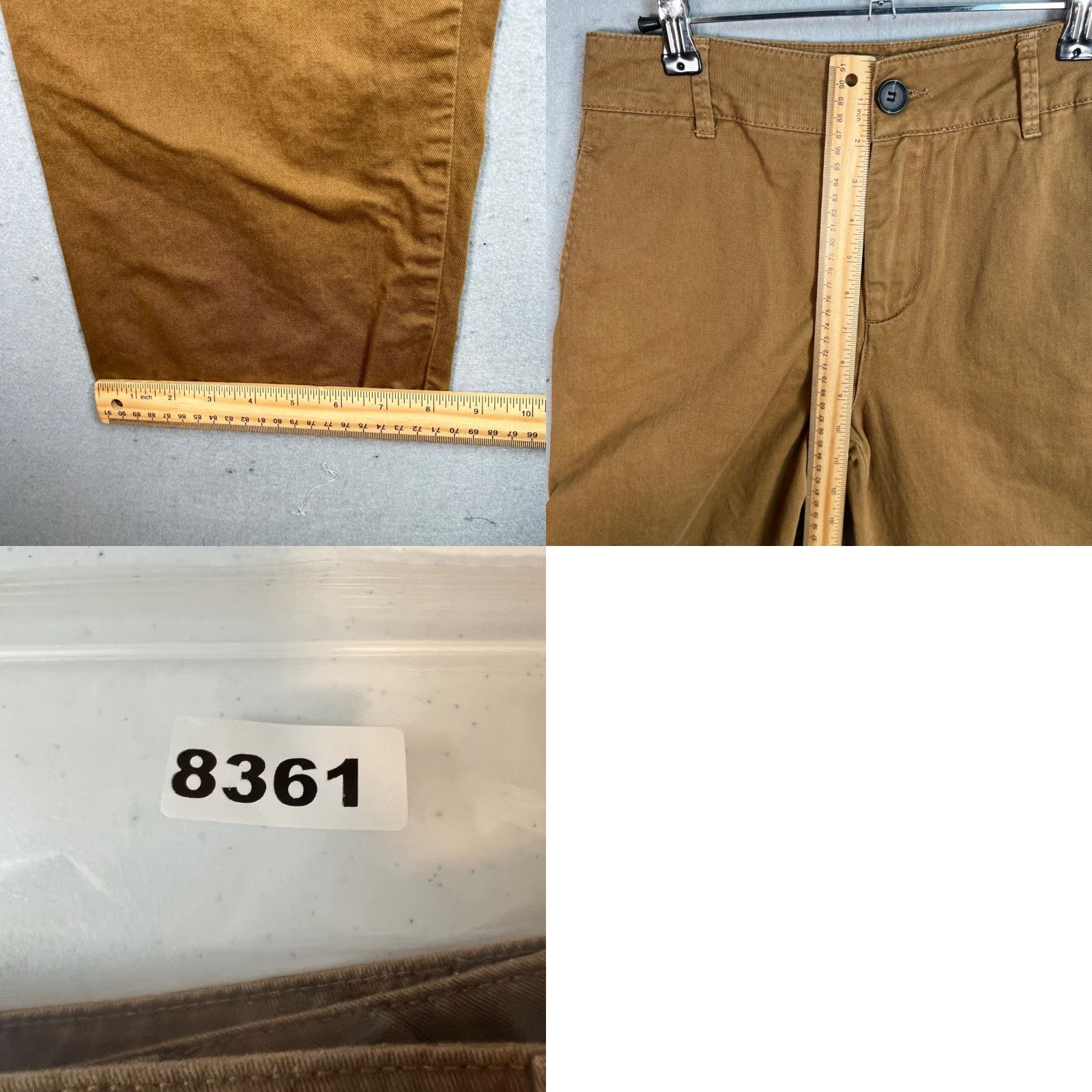 Urban Outfitters VINTAGE Urban Outfitters Chino Pants Womens Straight Leg 0 28in Inseam Tan Cotton Size 25" / US 0 / IT 36 - 8 Thumbnail