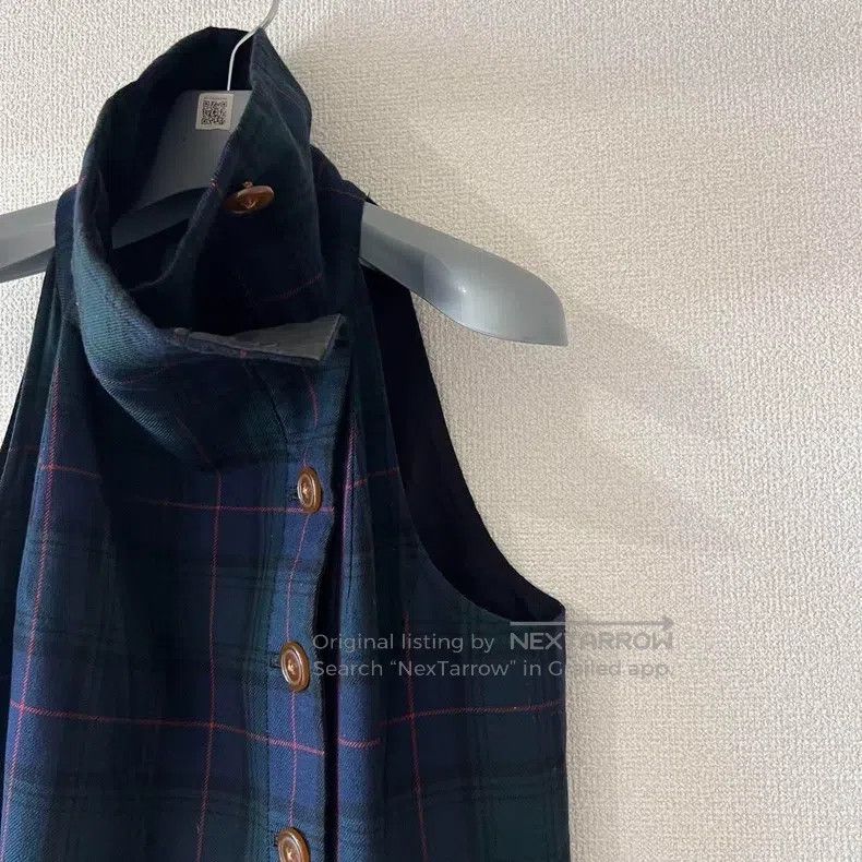 Vivienne Westwood Vivienne Westwood Plaid Asymmetric Pocket Dress, Wool Plai Size M / US 6-8 / IT 42-44 - 5 Thumbnail