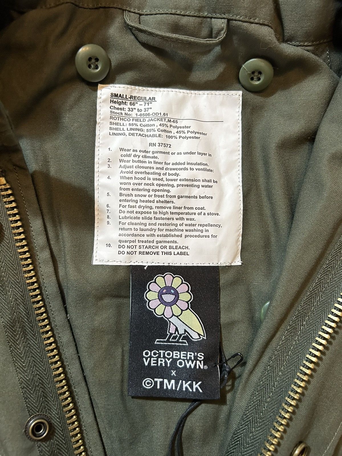 October's Very Own × Takashi Murakami 2019 Takashi Murakami X OVO M65 Jacket Size US S / EU 44-46 / 1 - 6 Thumbnail