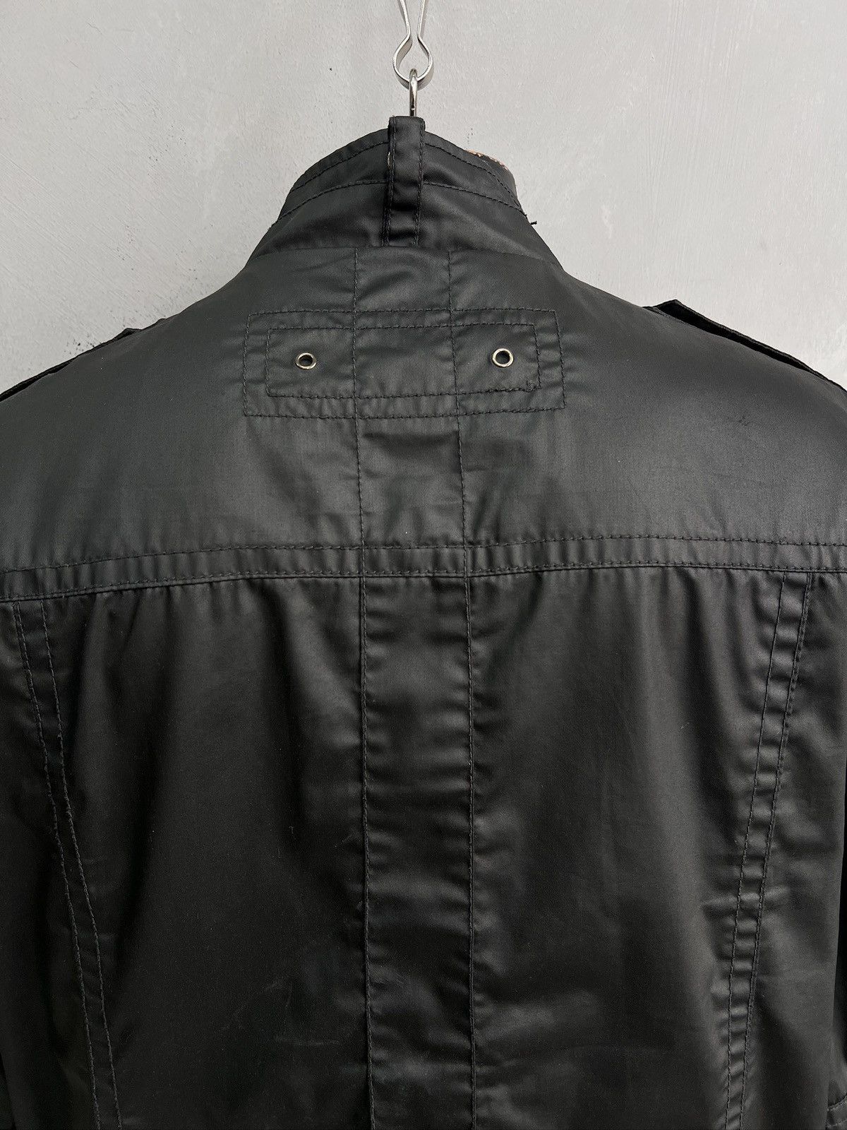 14th Addiction Hedi slimane style waxed zipper gothic avant garde jacket Size US M / EU 48-50 / 2 - 7 Thumbnail