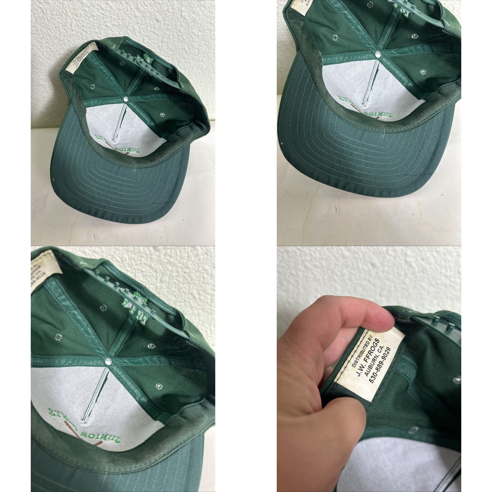 Vintage VINTAGE SnapBack Baseball Hat Green “Junior Mints” Baseball Adjustable Men One Size | Green SnapBack Baseball Hat Junior Mints Adjustable Mens Size ONE SIZE - 9 Thumbnail