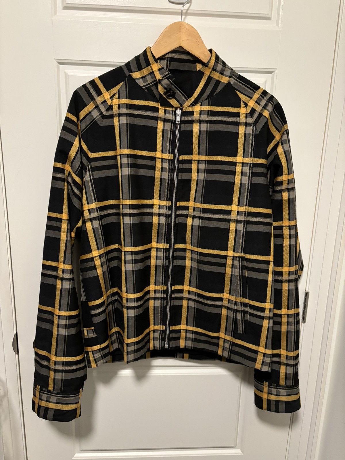 Marni Marni grey/black/yellow plaid jacket size 48 Size US M / EU 48-50 / 2 - 1 Thumbnail