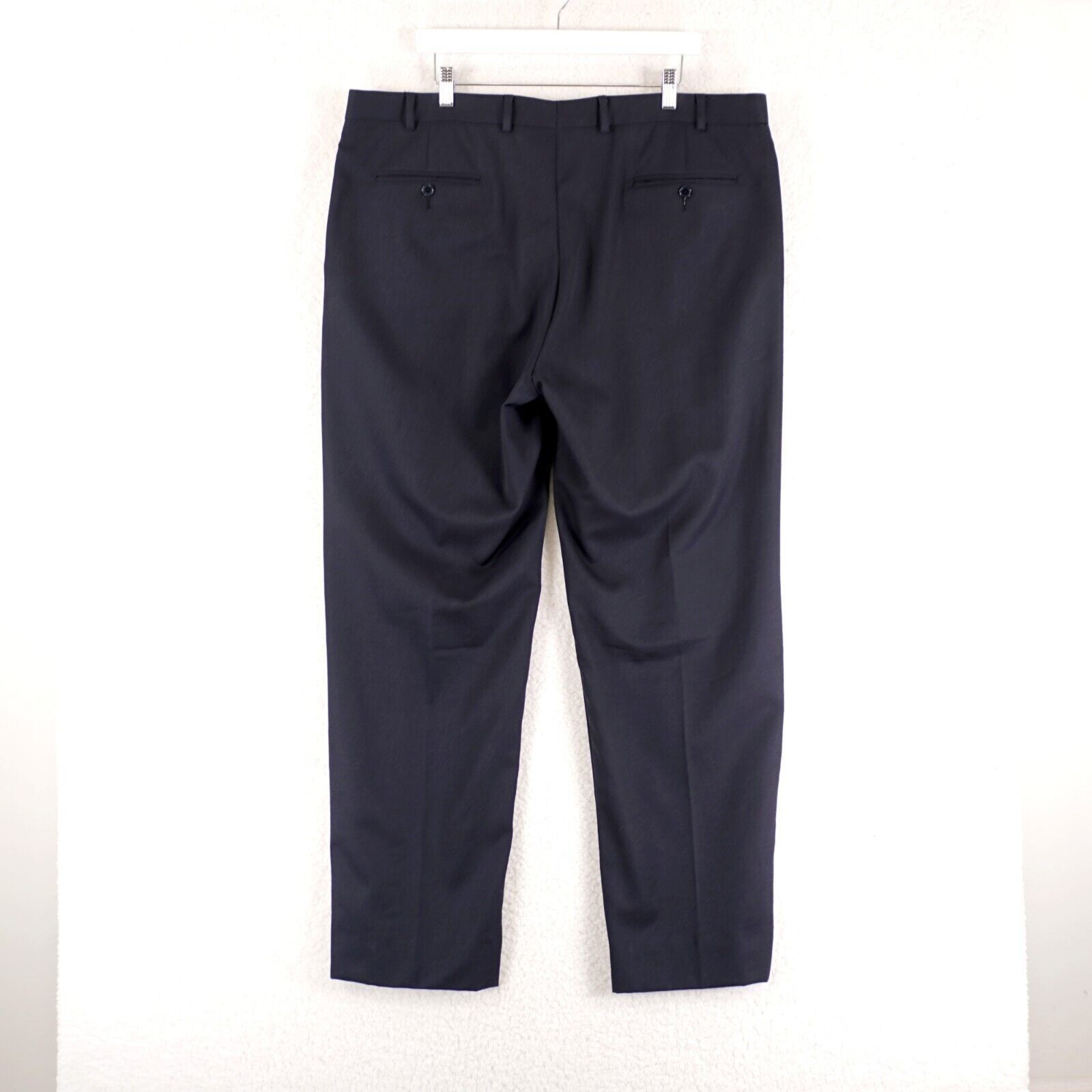 Brooks Brothers Brooks Brothers 346 Madison Fit Wool Blue Flat Front High Ri Size 40L - 3 Thumbnail