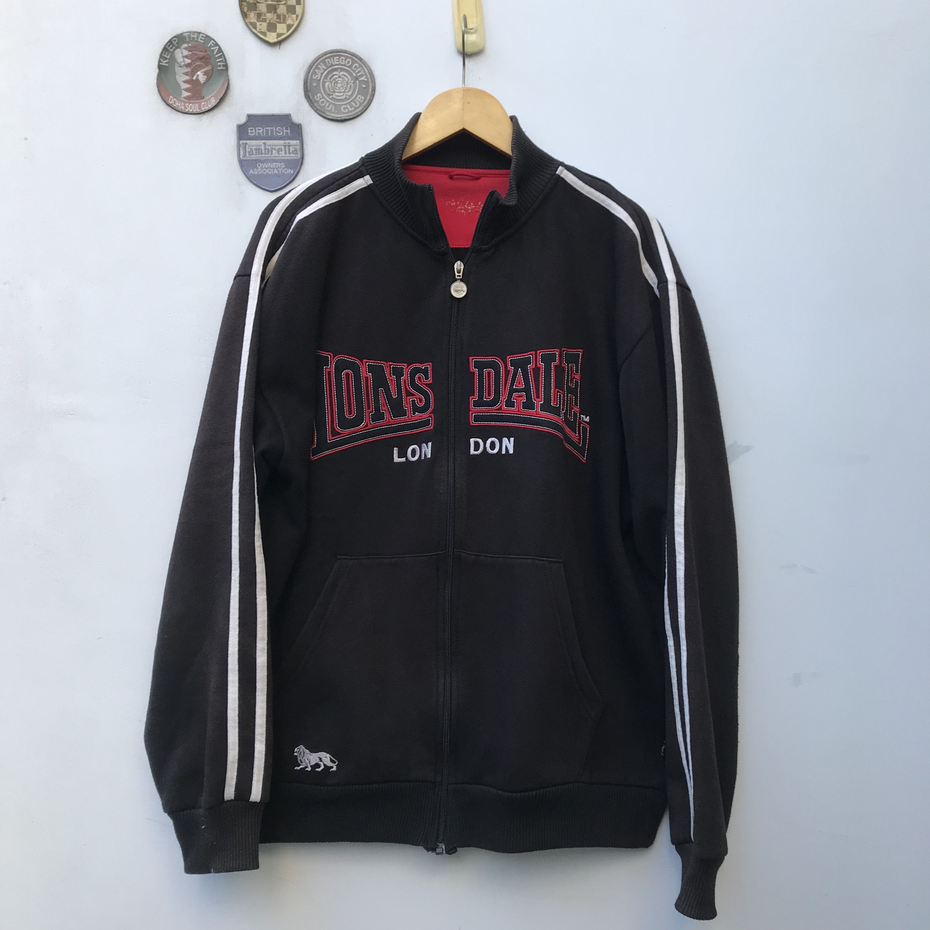 Lonsdale × Other UK Lonsdale london Tracktop jacket two tone black and whitku Size US L / EU 52-54 / 3 - 3 Thumbnail