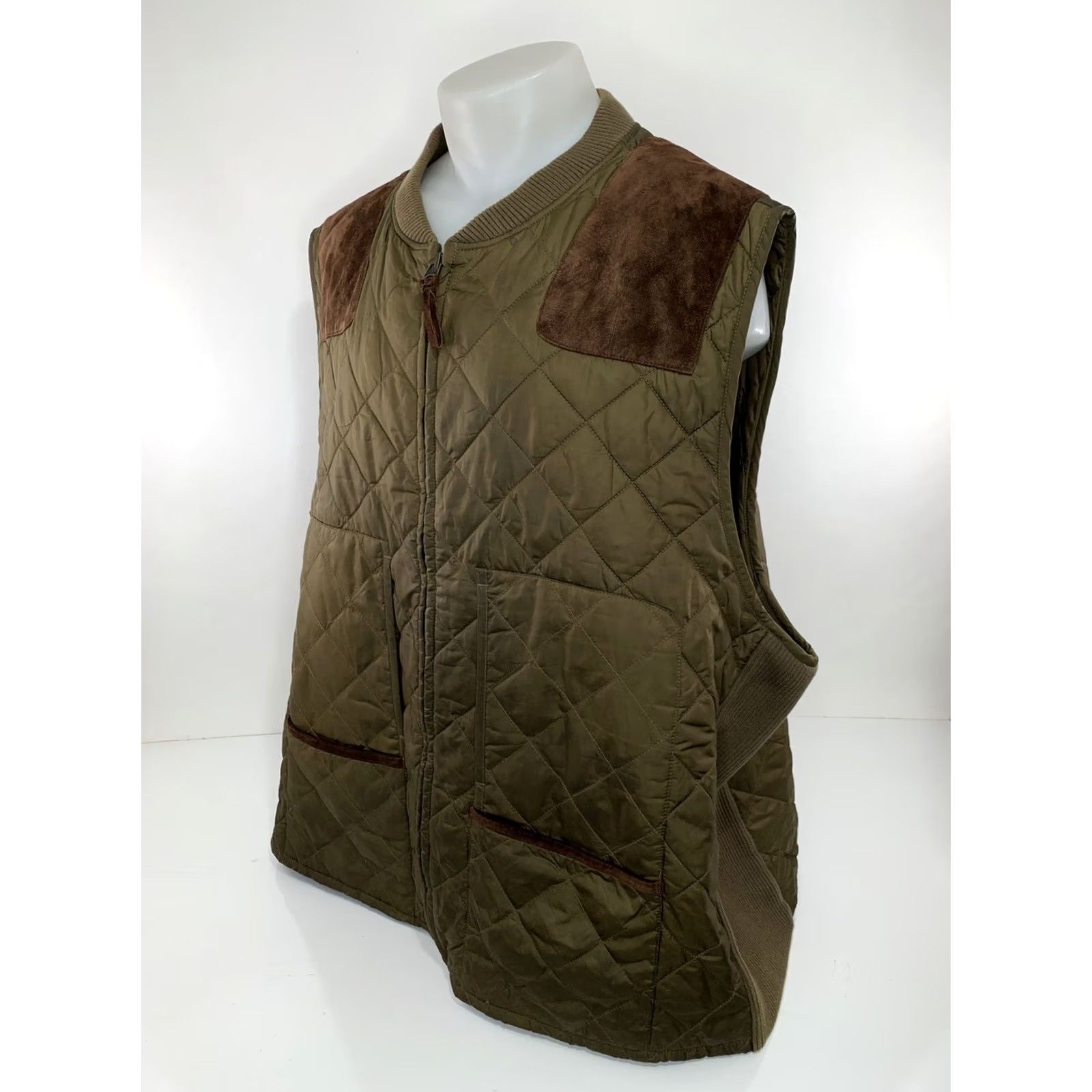 Polo Ralph Lauren Polo Ralph Lauren Quilted Vest SHOuLDER PATCH 4XL Ranch Field Hunting Brown Green Mens Versatile Quilted Vest Size US XXL / EU 58 / 5 - 3 Thumbnail