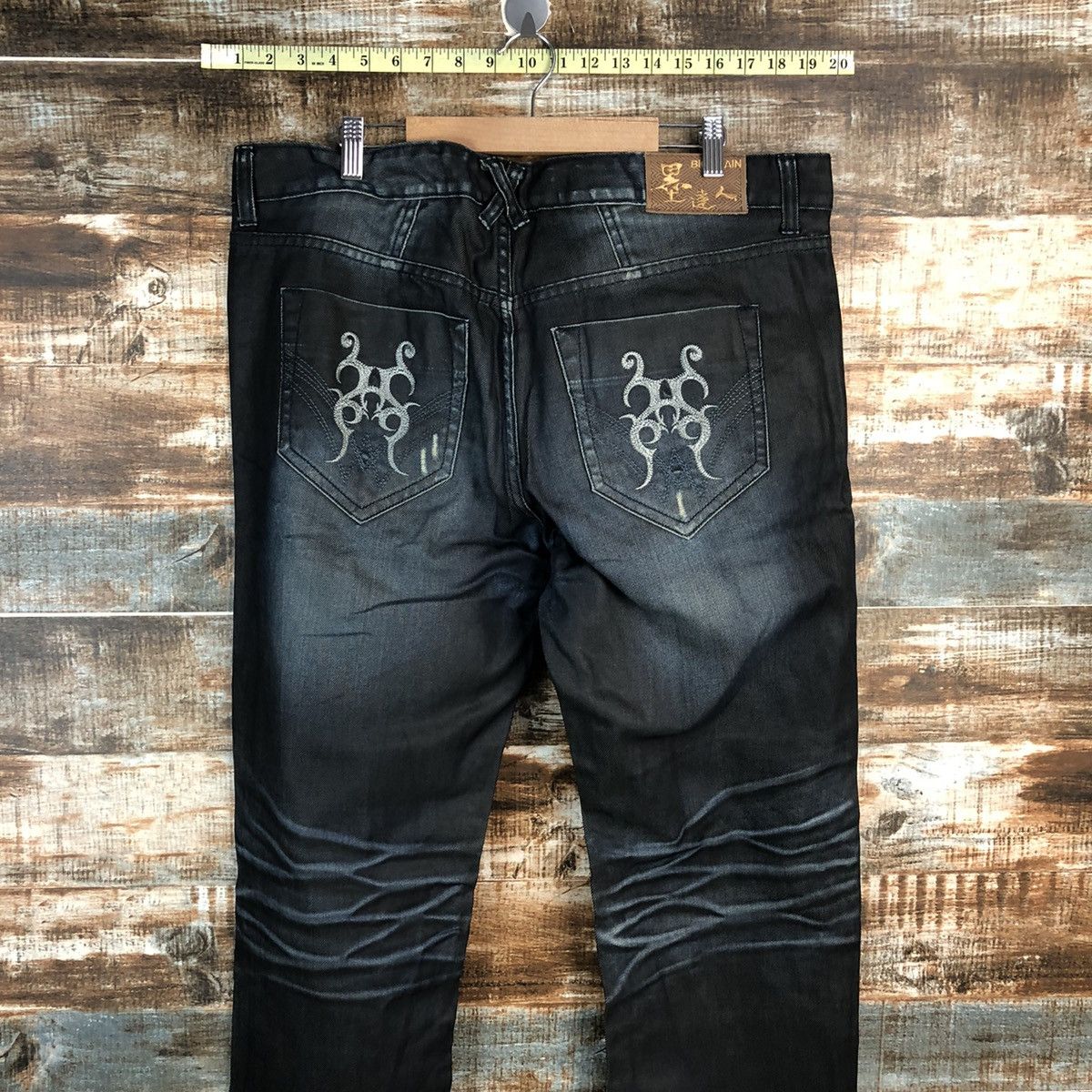 Japanese Brand DLL Osaka Big Train Blue Denim Pants #C095 Size US 38 / EU 54 - 16 Thumbnail