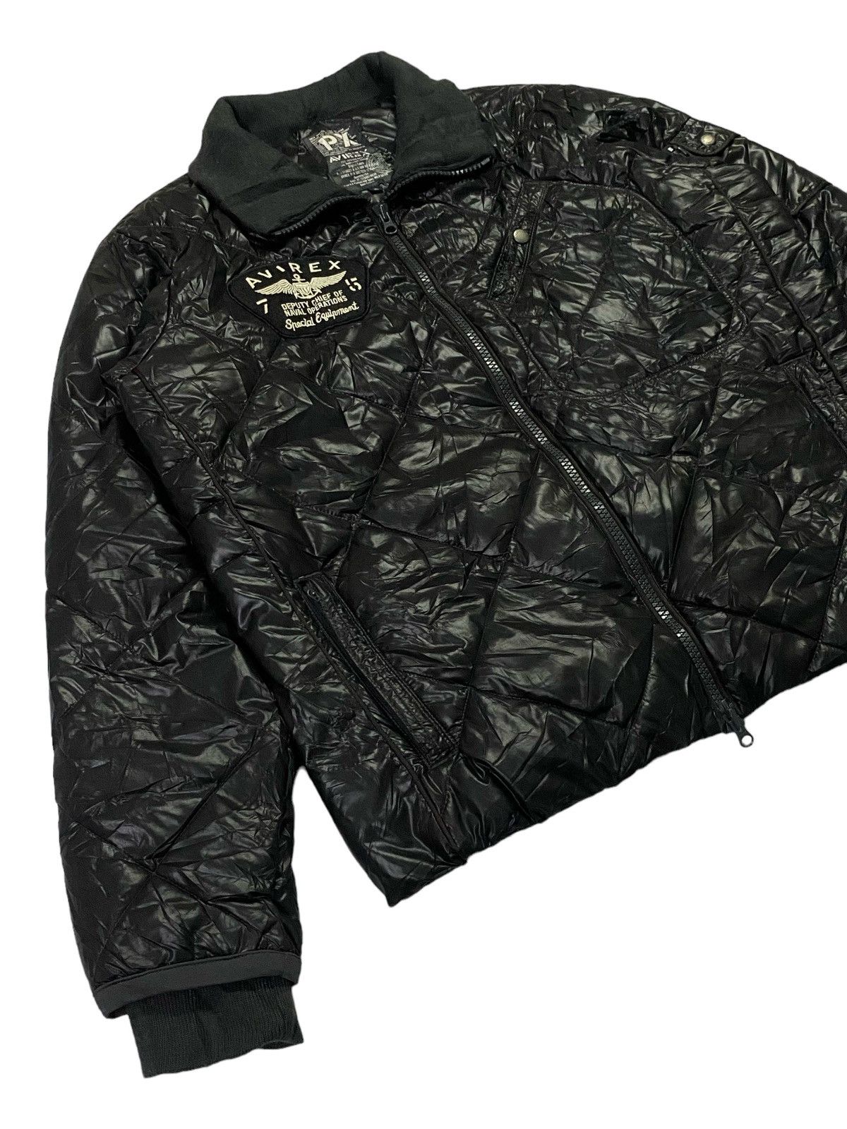 Avirex Avirex USN Big Logo Puffer Jacket Size US XL / EU 56 / 4 - 19 Thumbnail