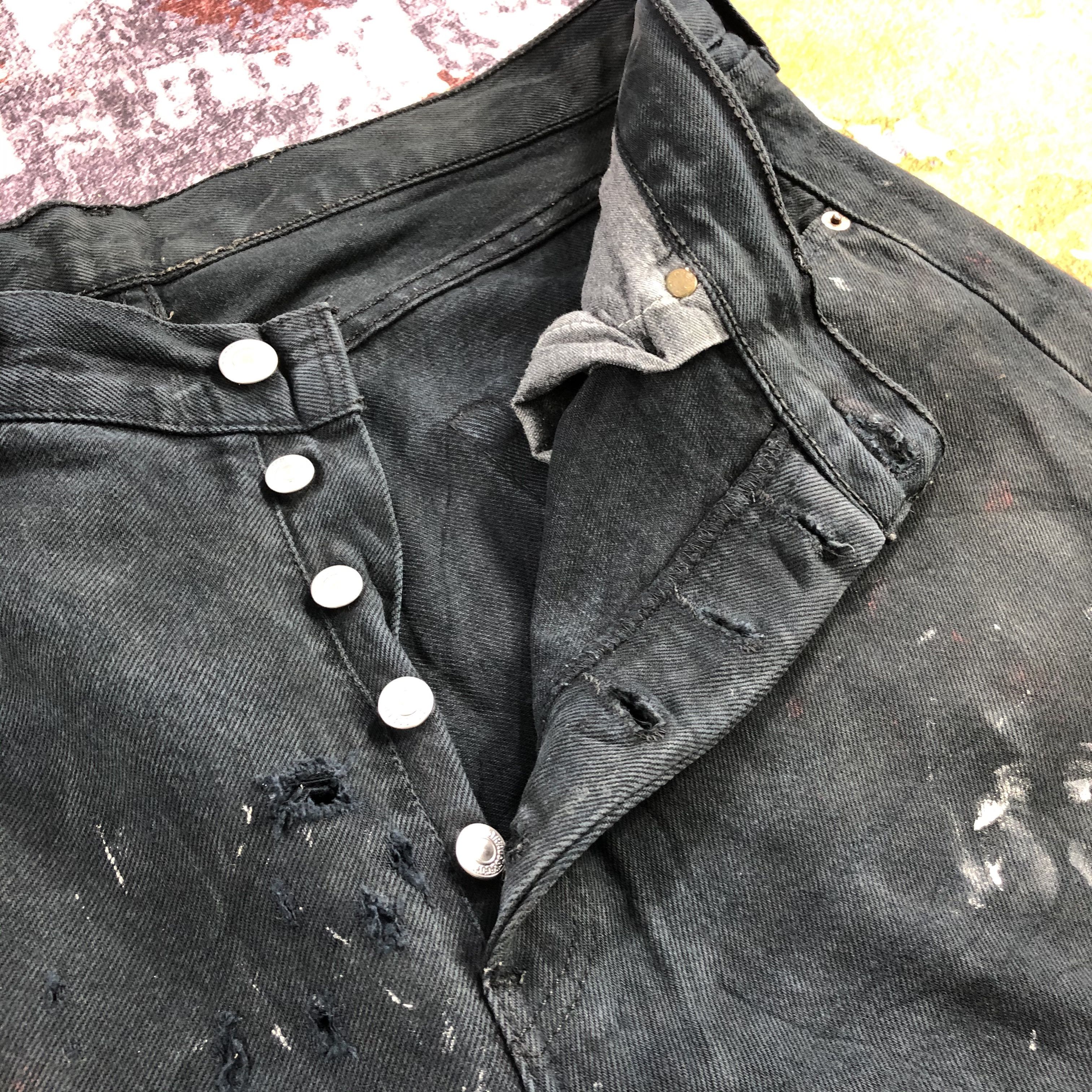 Levi's × Vintage Vintage 90s Levis 501 Painter Jeans-JM2641 Size US 37 - 9 Thumbnail