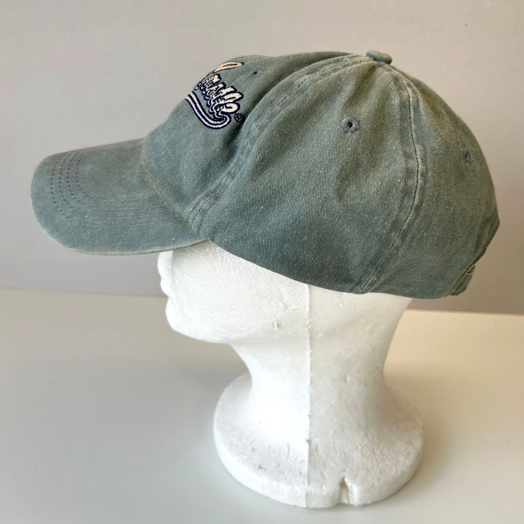 Vintage Vintage Hearst Castle Strap Back Dad Hat Baseball Script Spellout Blue Mens One Size Adjustable 90s 90s Hat Baseball Cap Size ONE SIZE - 5 Thumbnail