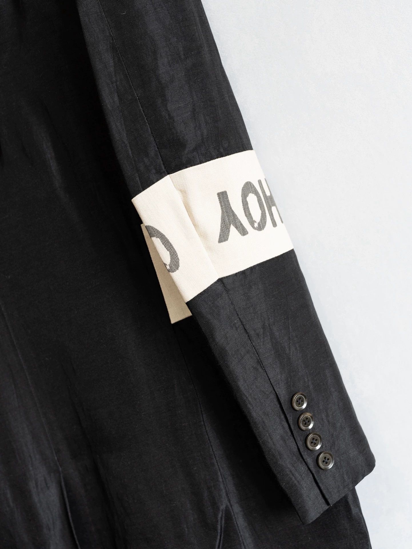Yohji Yamamoto Yohji Yamamoto 08SS Ripped Soldier Bamboo Coat Size 4-2 Size US XL / EU 56 / 4 - 7 Thumbnail