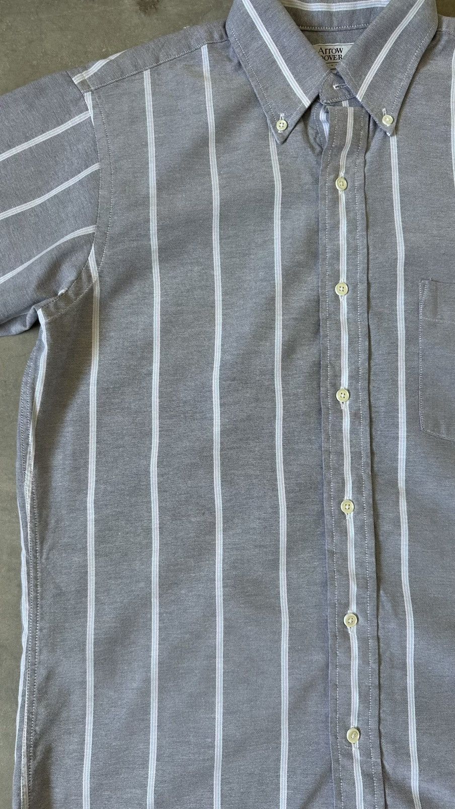 Other VINTAGE ARROW DOVER MADE IN USA STRIPES SHIRT Size US M / EU 48-50 / 2 - 2 Thumbnail