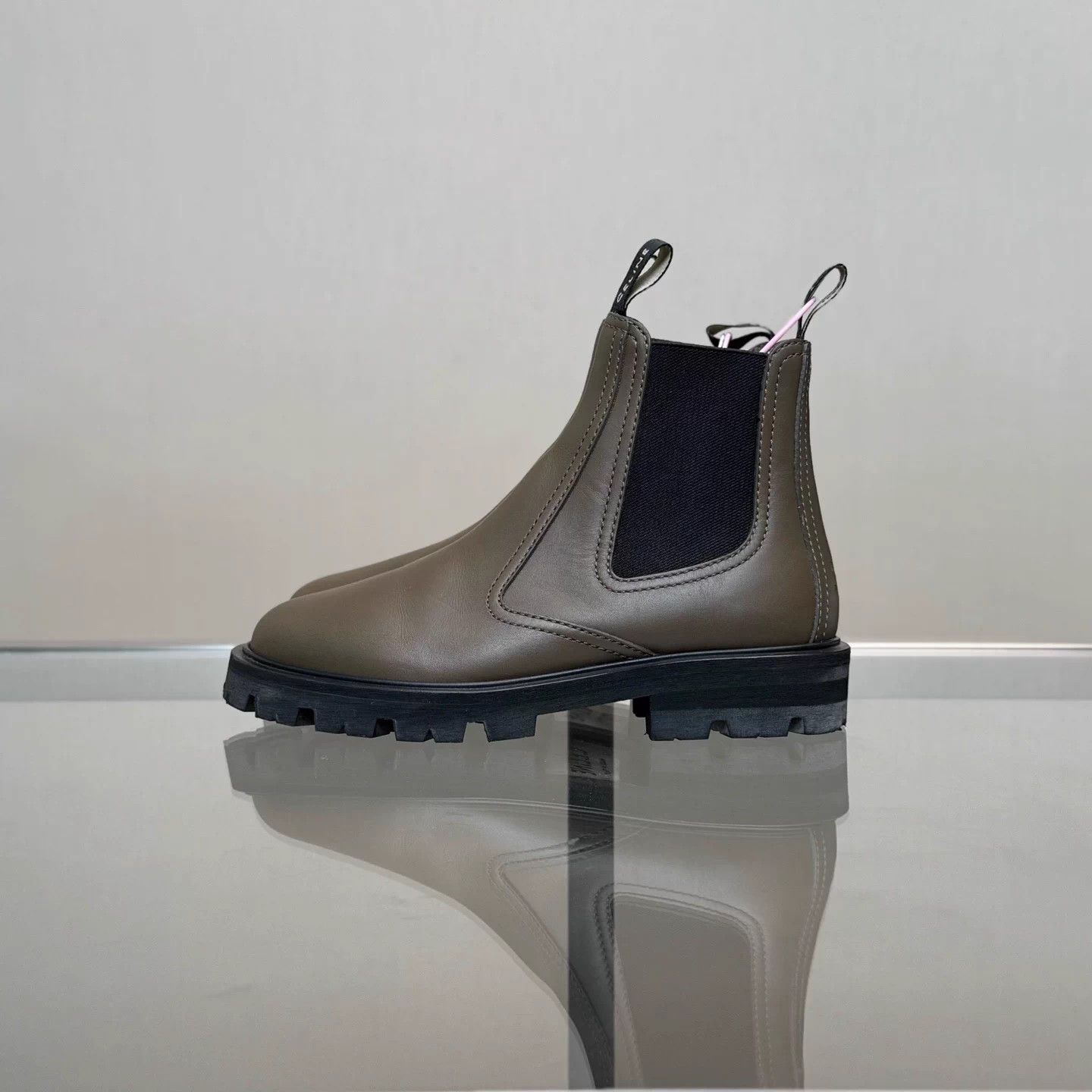 Celine Celine Gray Brown Chelsea Boots Size 36 99 Size US 5 / IT 35 - 5 Thumbnail