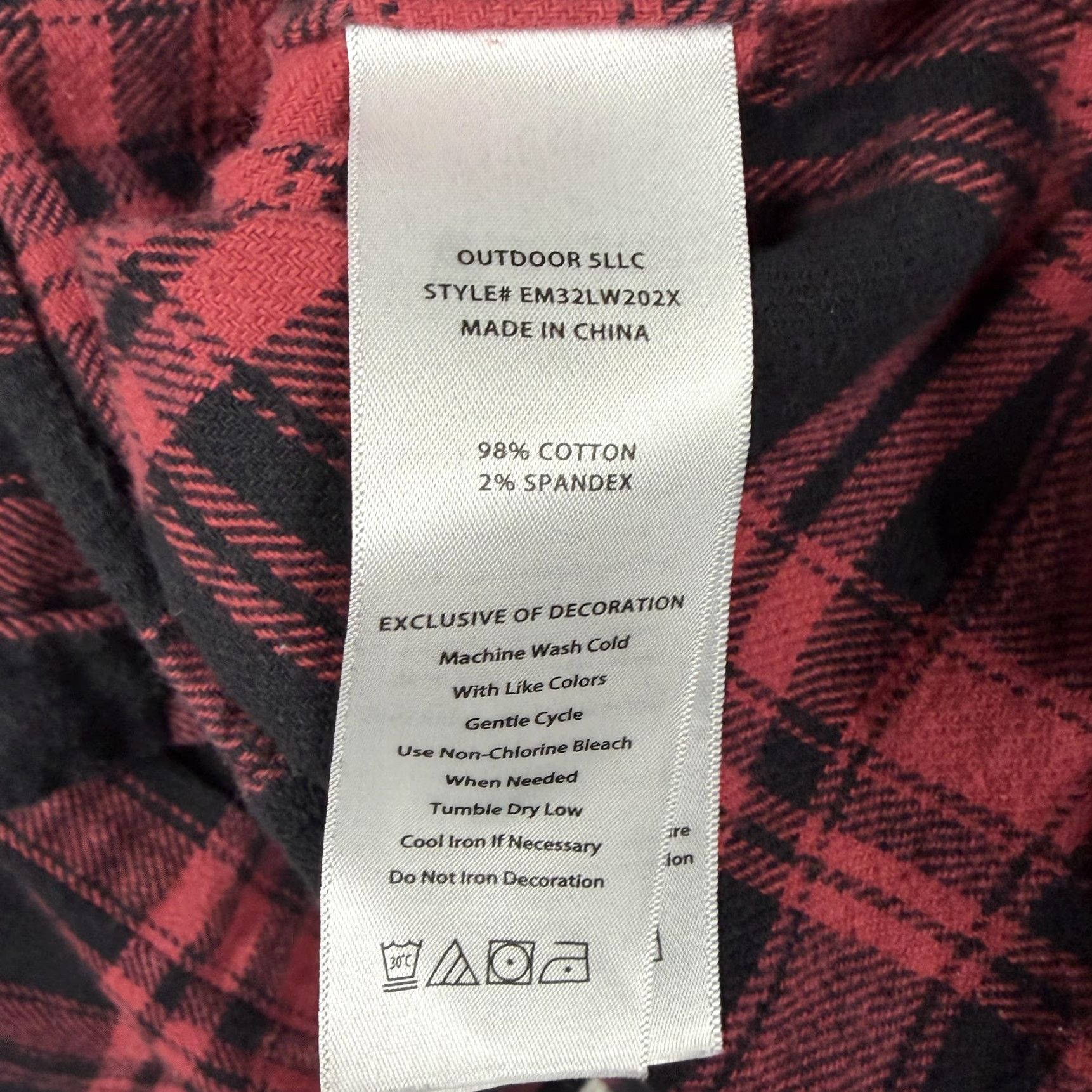Eddie Bauer Eddie Bauer Flannel Shirt Men XLT Red Black Plaid Button-Down Collar Long Sleeve Casual Fall Winter Size US XL / EU 56 / 4 - 7 Thumbnail
