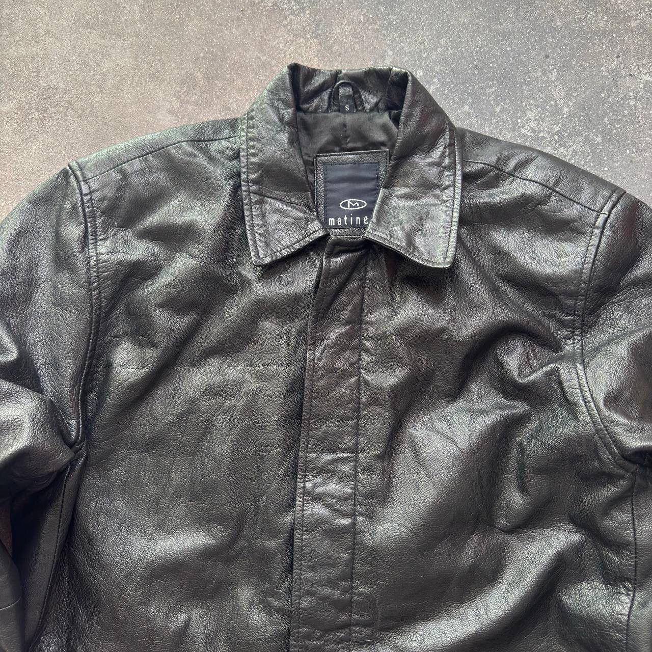 Hysteric Glamour Avant Garde Vintage Black Leather Coat Jacket Size US S / EU 44-46 / 1 - 3 Thumbnail