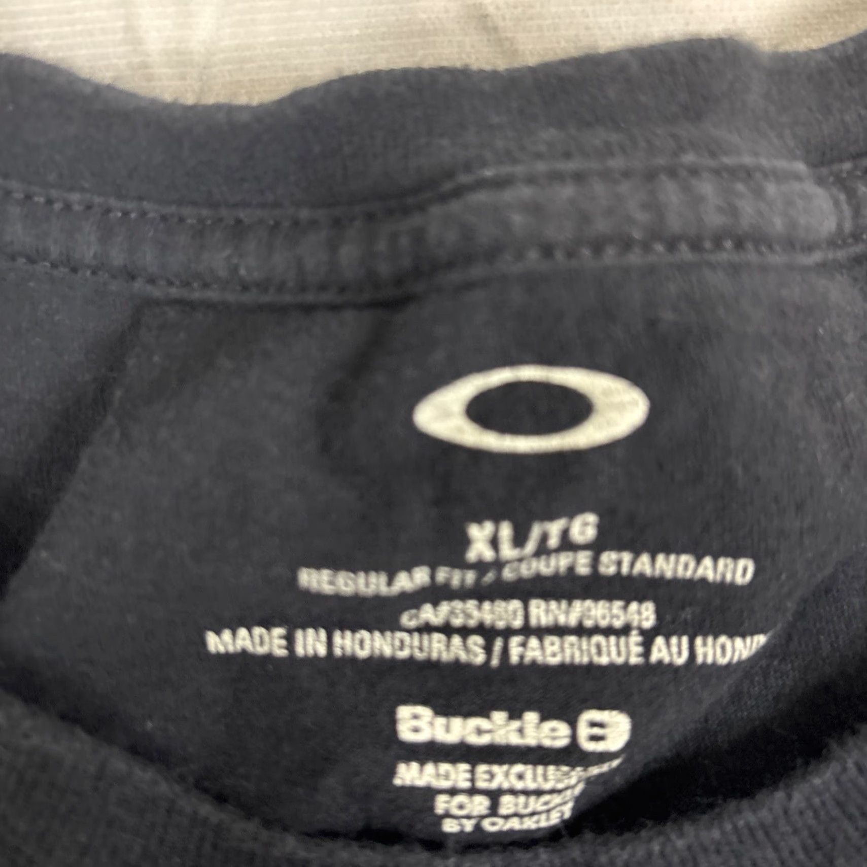 Oakley Oakley Industrial Design Black Logo Cotton Short Sleeve Shirt XL Men's Size US XL / EU 56 / 4 - 3 Thumbnail