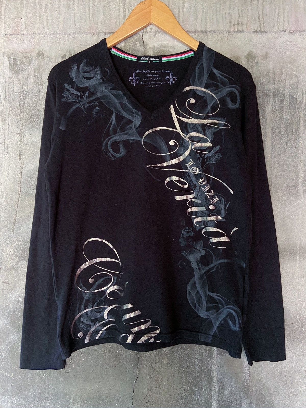 Beauty Beast × Hysteric Glamour × Japanese Brand GOOD PEOPLE ARE GOOD CLASH AHEAD LONG SLEEVE Size US M / EU 48-50 / 2 - 1 Thumbnail