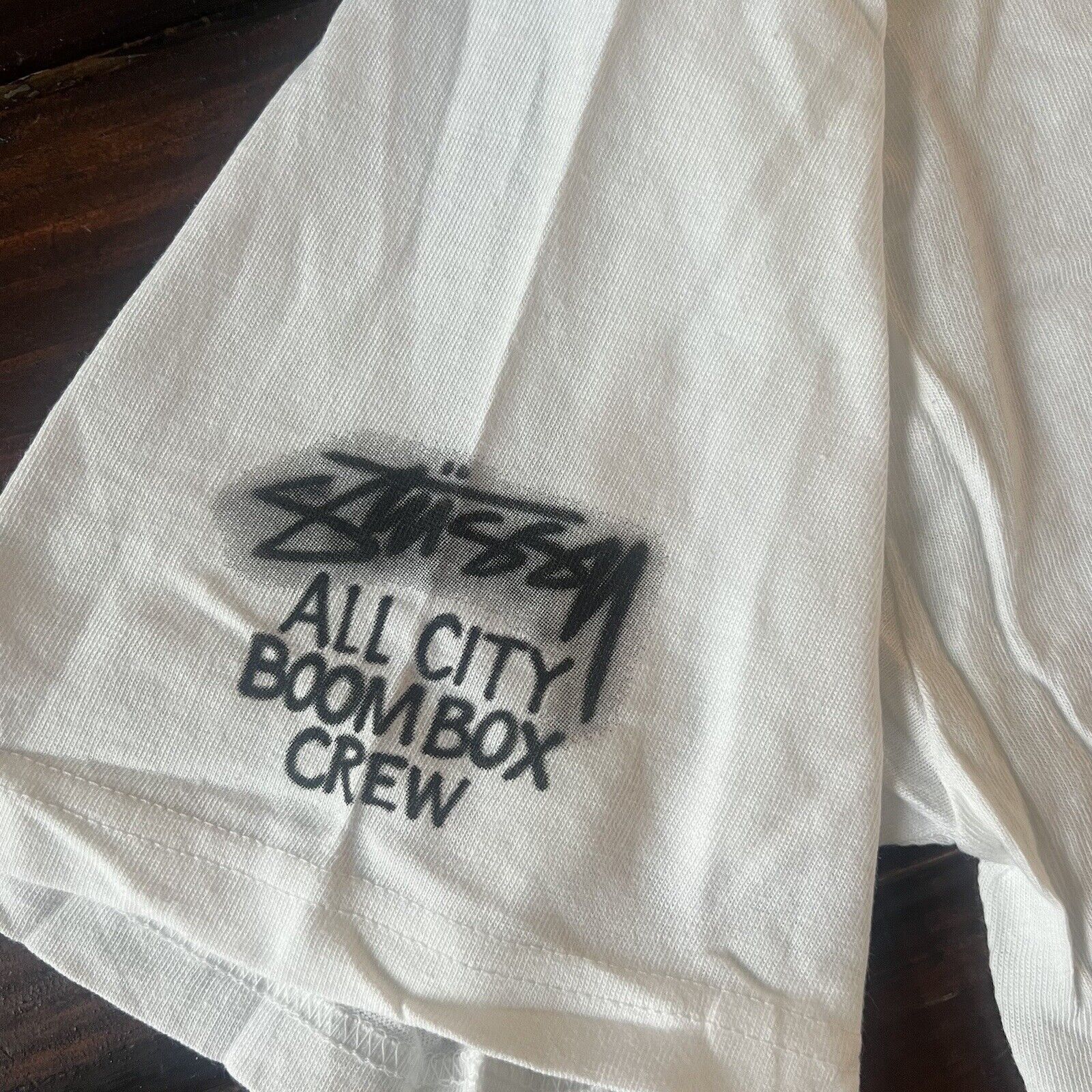 Stussy Vintage Stussy Get Paid Boombox Air Brush Tee Size US L / EU 52-54 / 3 - 3 Thumbnail