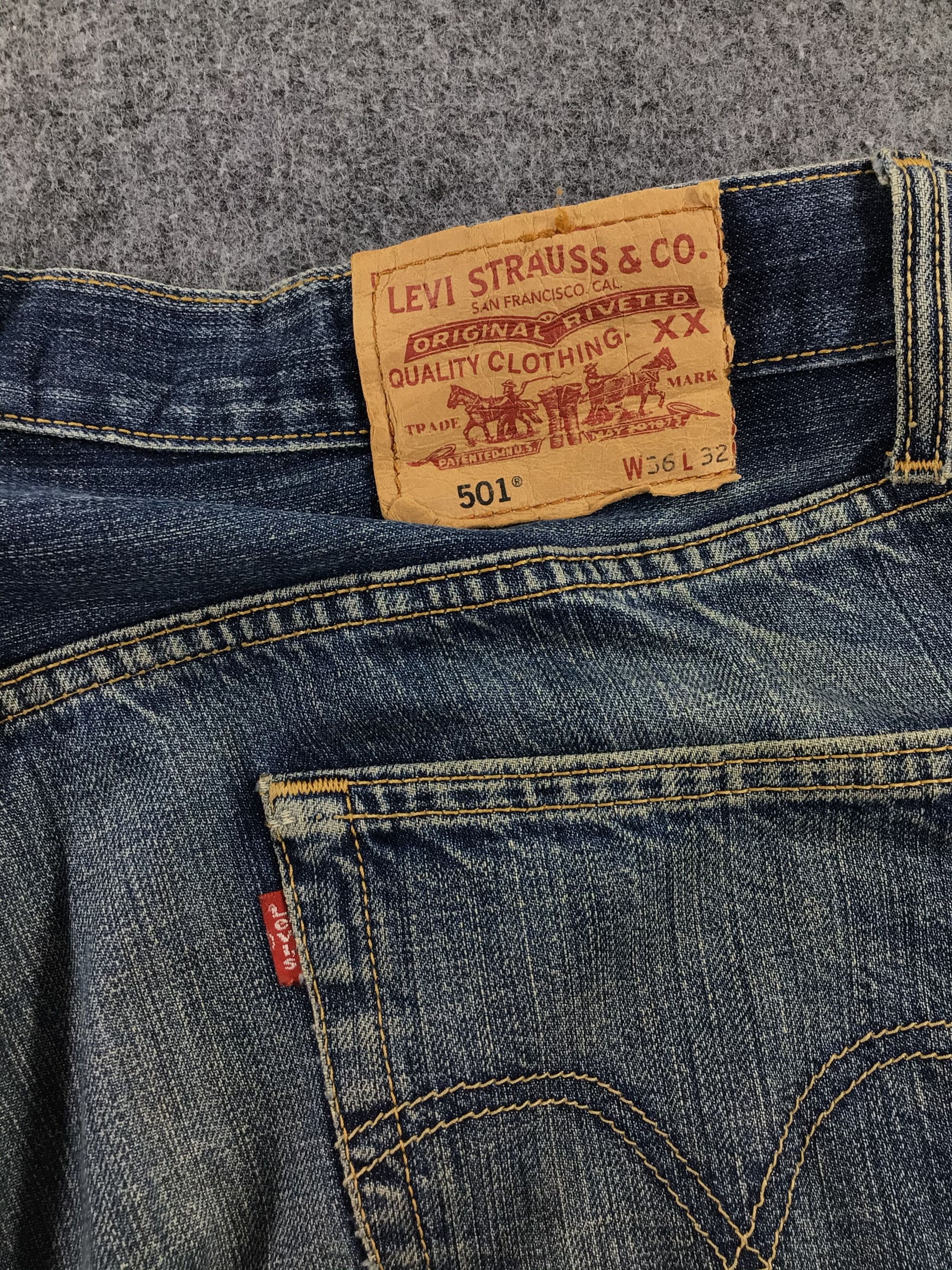 Levi's Vintage 90s Levis 501 Jeans-JM483 Size US 36 / EU 52 - 7 Thumbnail