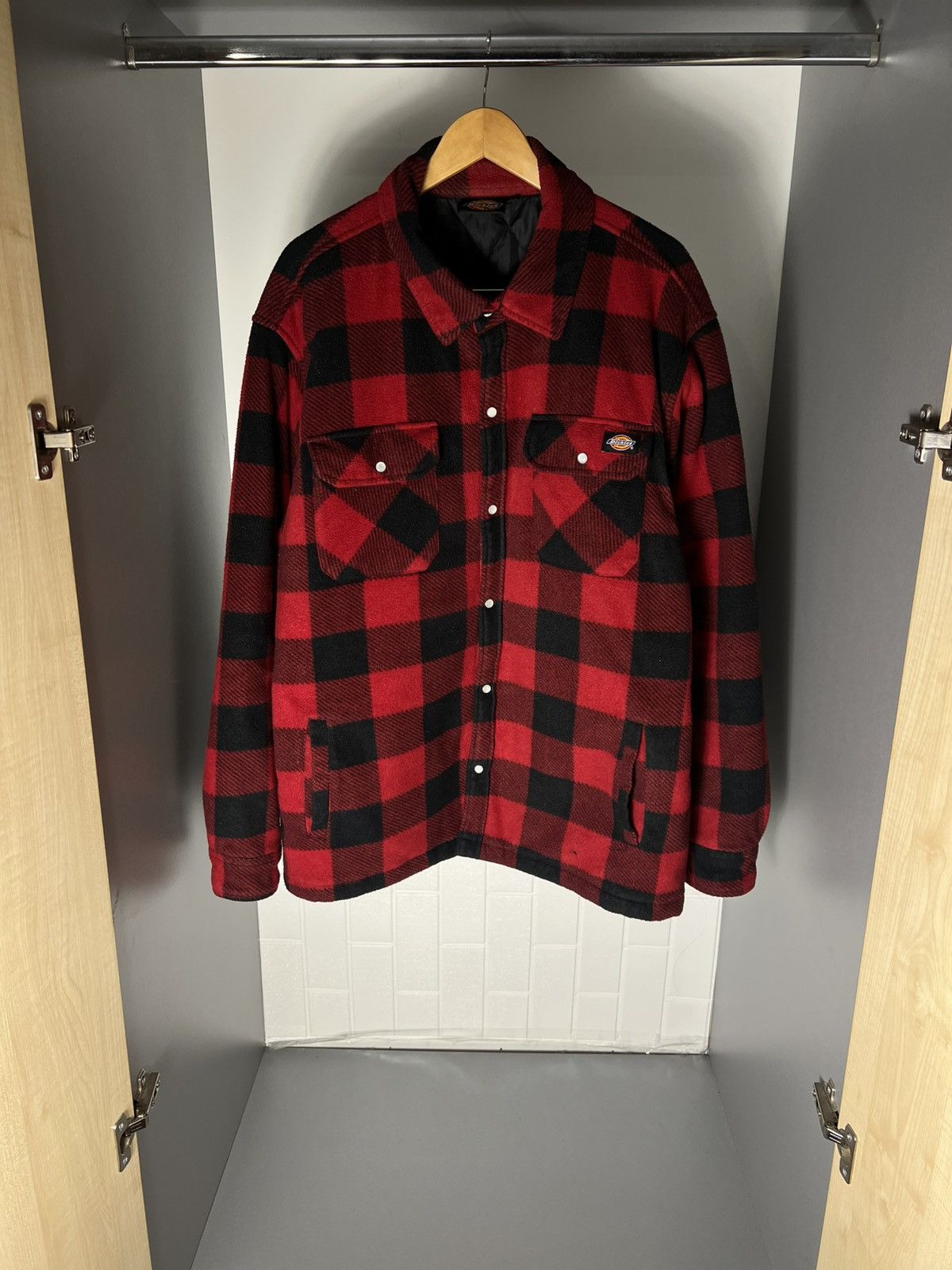 Dickies VINTAGE DICKIES FLANNEL SHERPA JACKET CASUAL DESIGNER 90s Size US XXL / EU 58 / 5 - 11 Thumbnail