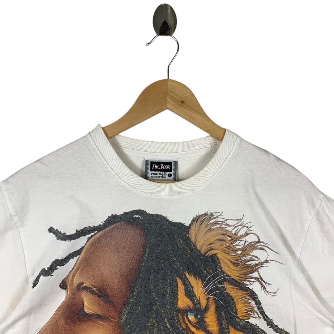 Other Vintage 90s Bob Marley & Lion of Judah Double Sided Tee Size US L / EU 52-54 / 3 - 2 Thumbnail