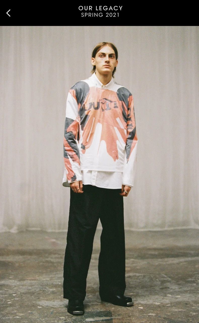 Our Legacy Our Legacy size48 Printed long sleeves undergarment Size US M / EU 48-50 / 2 - 8 Thumbnail