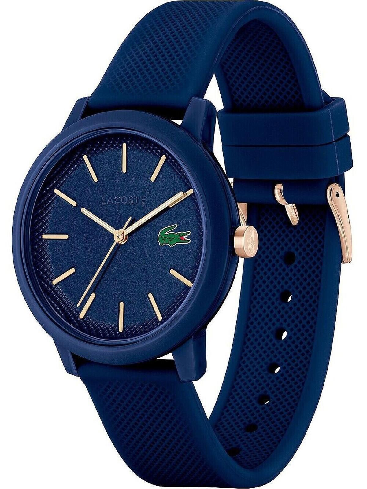 Lacoste NEW Lacoste Watch Men's Quartz Blue Dial Rose Gold Accents Size ONE SIZE - 1 Thumbnail