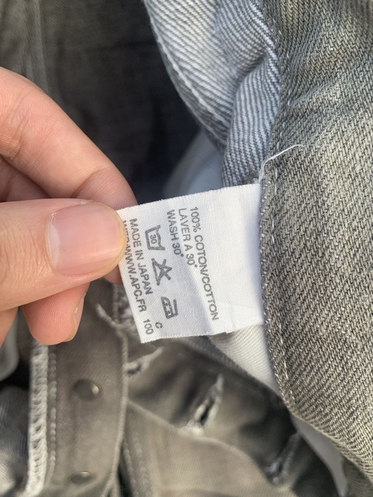 A.P.C. A.P.C SELVEDGE SUNFADED RUSTY DISTRESSED DENIM Size US 29 - 17 Thumbnail