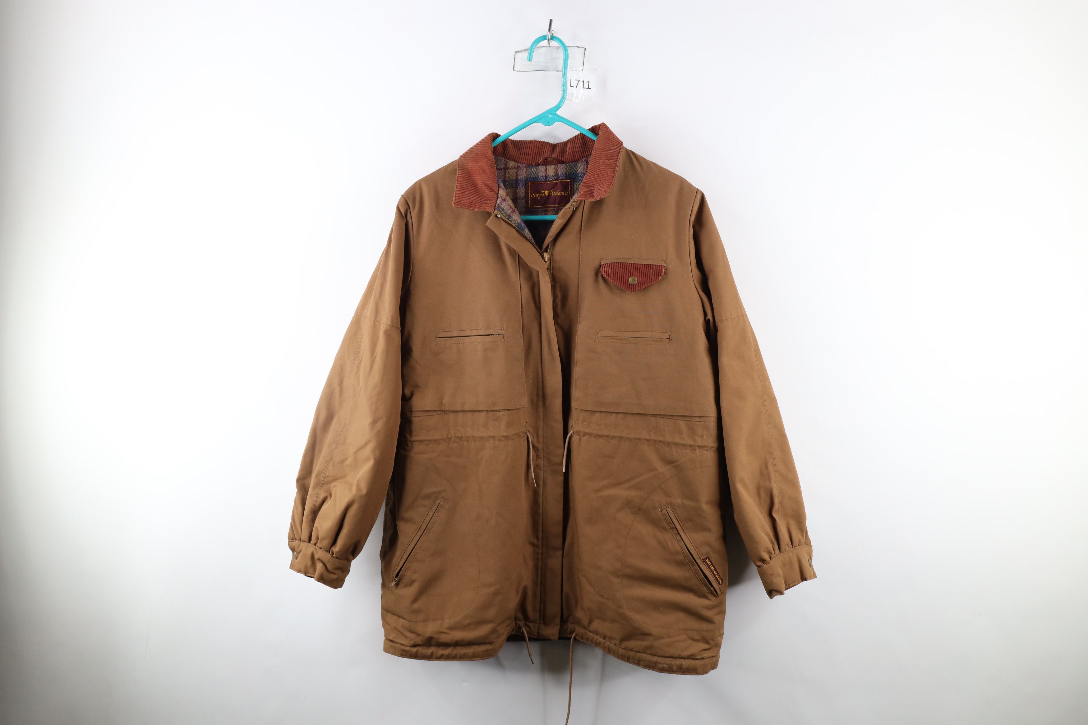 Vintage Vintage 80s 90s Streetwear Collar Lined Parka Jacket Size US L / EU 52-54 / 3 - 1 Thumbnail