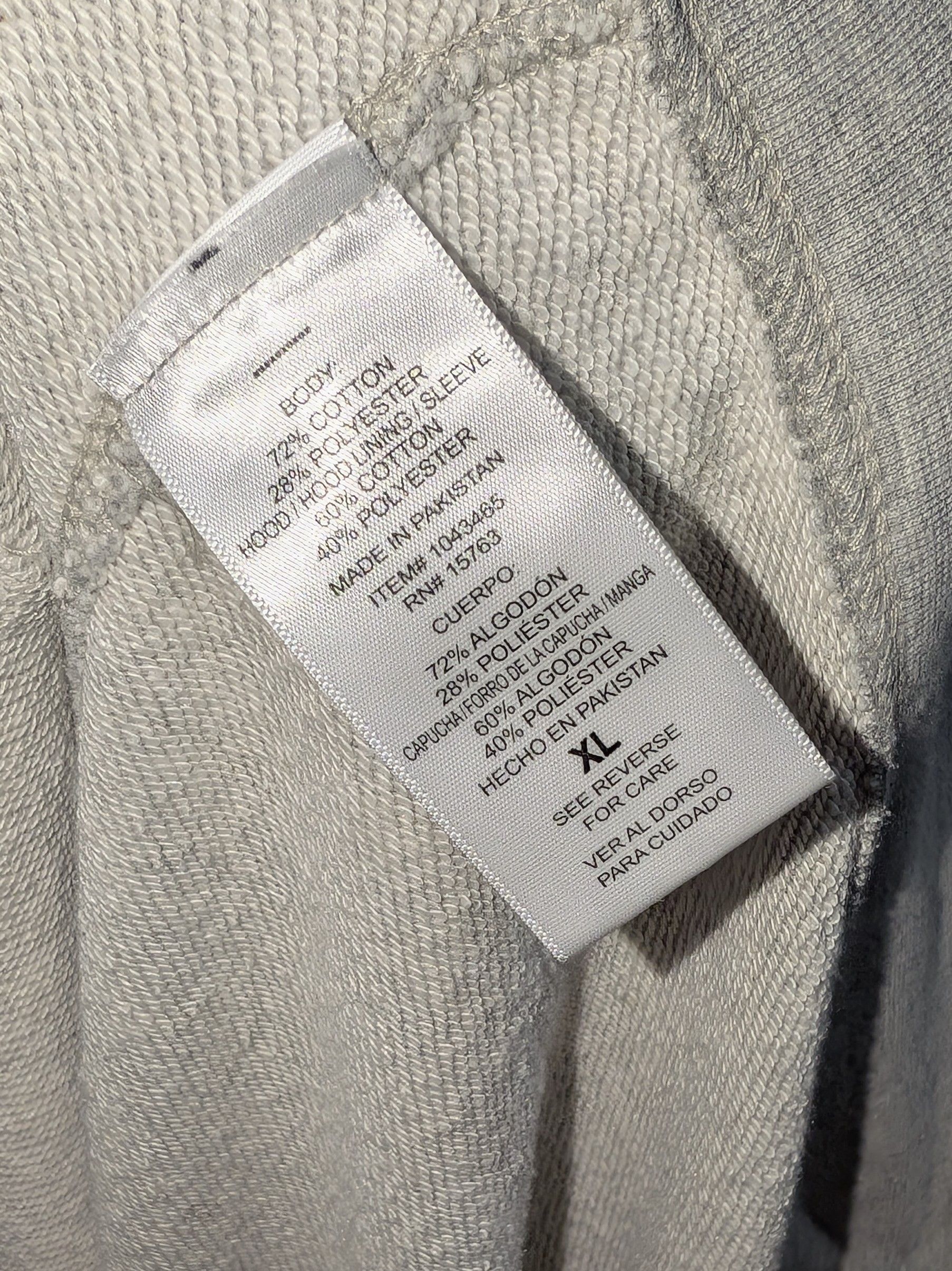Champion Champion grey zip up raglan hoodie - SIZE XL Size US XL / EU 56 / 4 - 4 Thumbnail