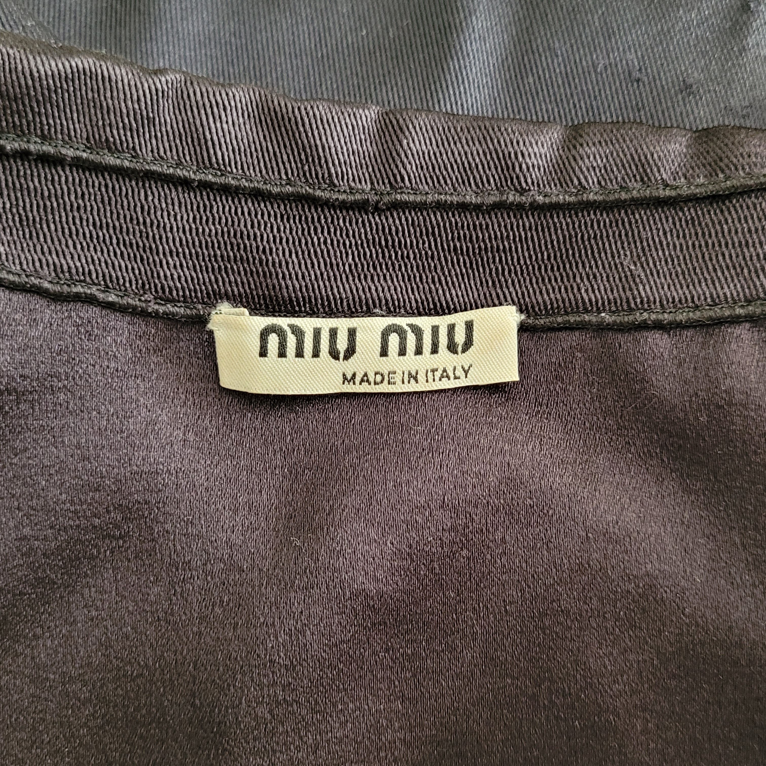 Miu Miu Miu Miu 2007 silk satin jacket Size S / US 4 / IT 40 - 9 Thumbnail