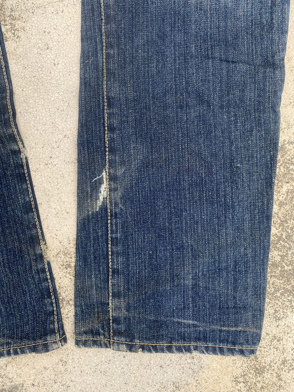 If Six Was Nine × Japanese Brand × PPFM PPFM Double Waist Zipper Clawmark Denim Jeans Size US 31 - 10 Thumbnail