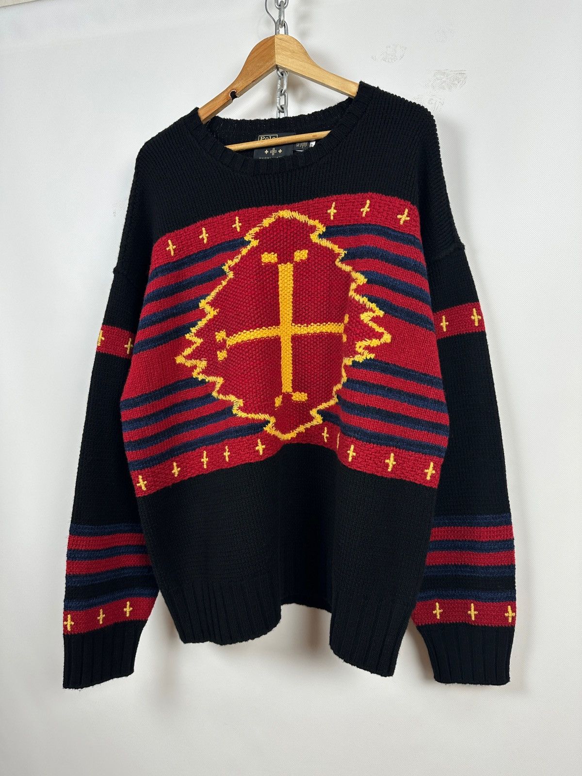 Polo Ralph Lauren Polo Ralph Lauren x Naiomi Glasses Wool/Cashmere Sweater Size US XXL / EU 58 / 5 - 1 Thumbnail